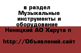  в раздел : Музыкальные инструменты и оборудование . Ненецкий АО,Харута п.